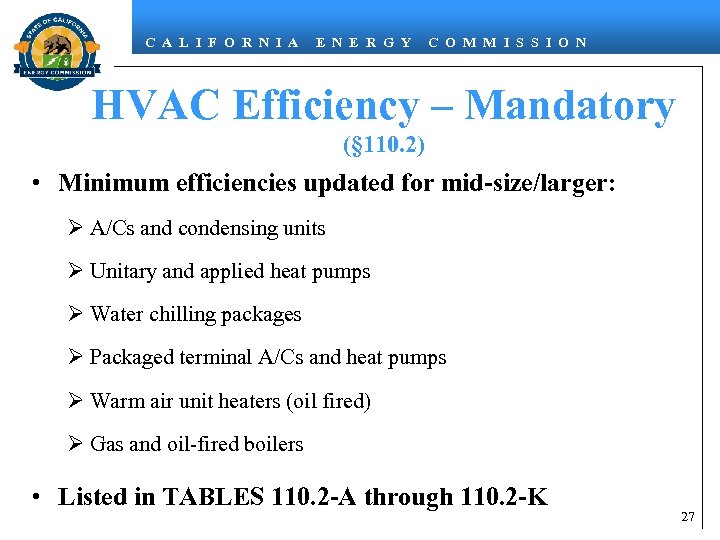 C A L I F O R N I A E N E R