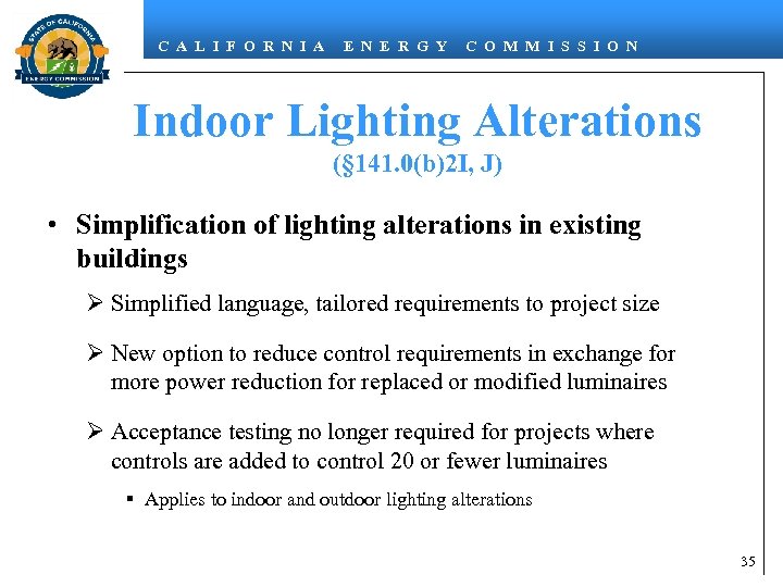 C A L I F O R N I A E N E R