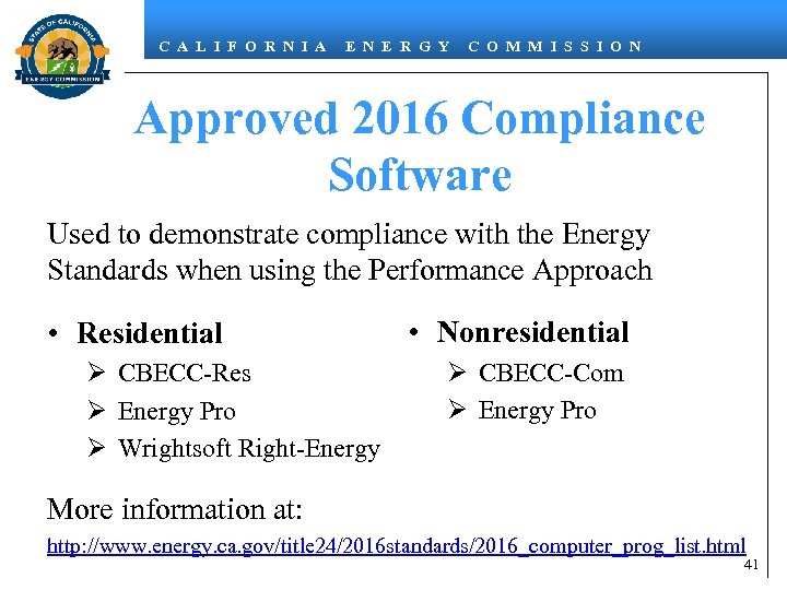 C A L I F O R N I A E N E R