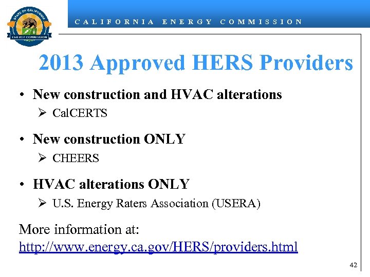 C A L I F O R N I A E N E R