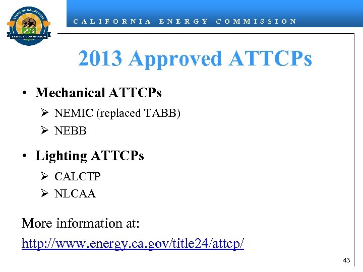 C A L I F O R N I A E N E R