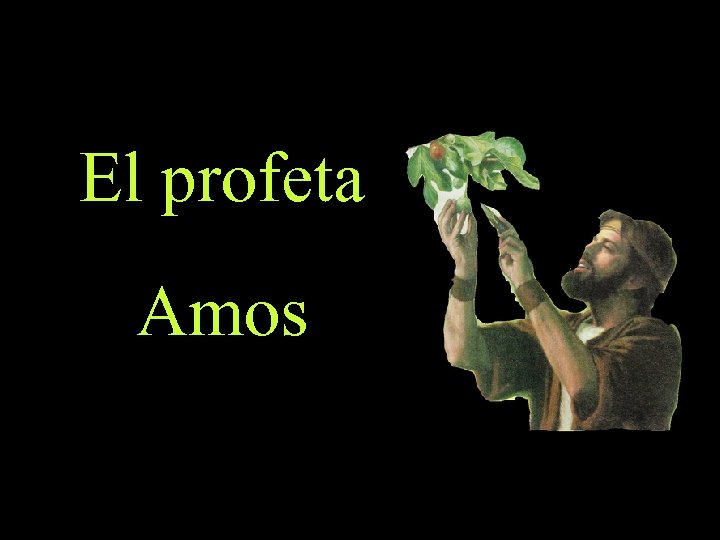 El profeta Amos 