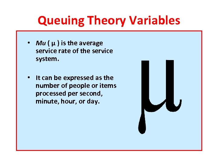 Queuing Models Waiting Lines Service Configuration