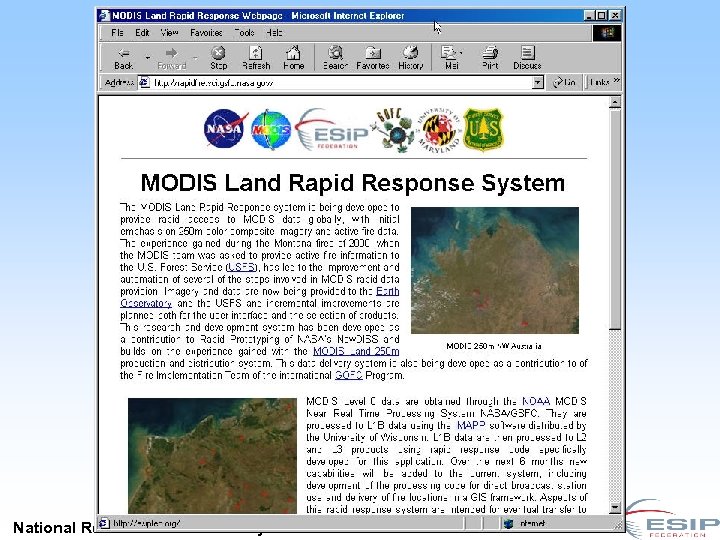 National Research Council – July 2001 