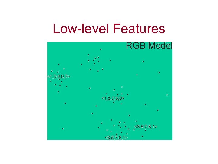 Low-level Features 