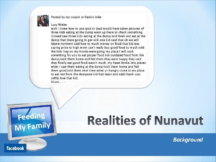 Feeding My Family Background 