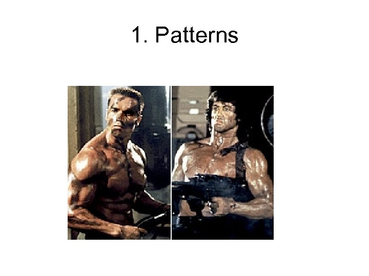 1. Patterns 