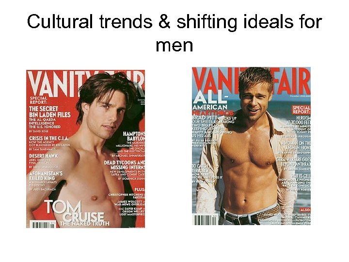 Cultural trends & shifting ideals for men 