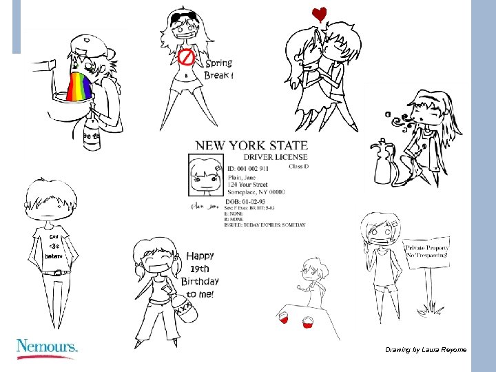 Drawing by Laura Reyome 