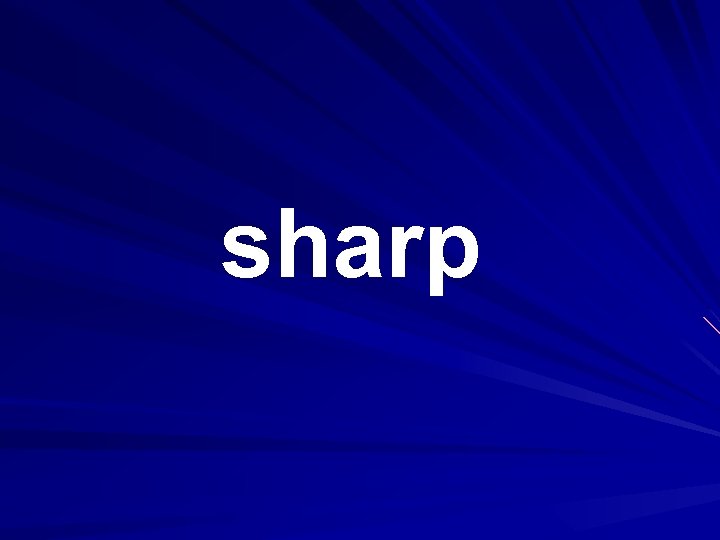 sharp 