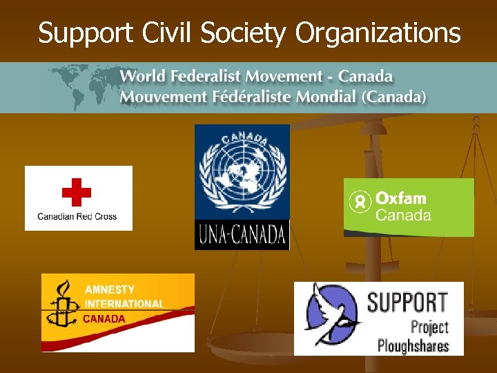 Support Civil Society Organizations 