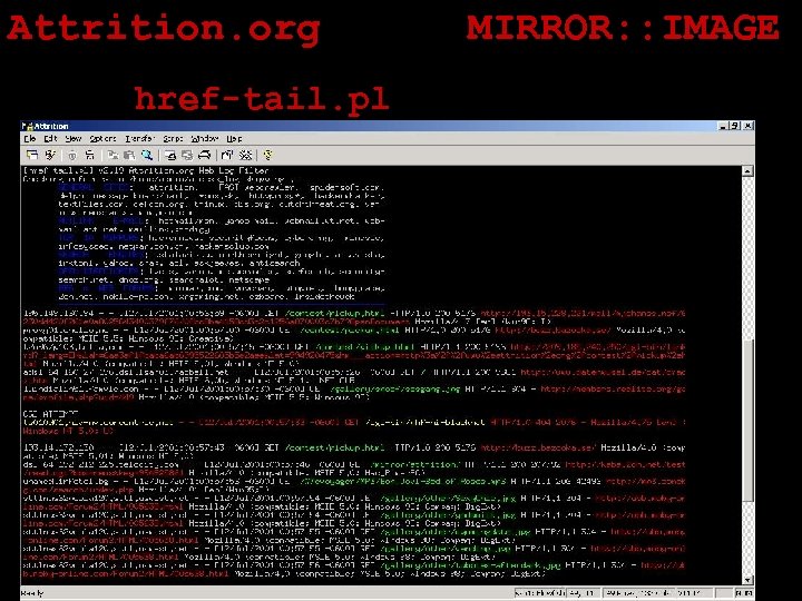 Attrition. org href-tail. pl MIRROR: : IMAGE 