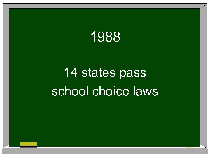 1988 14 states pass school choice laws 