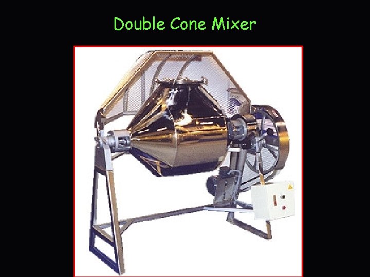 Double Cone Mixer 
