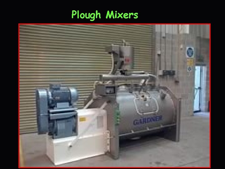 Plough Mixers 