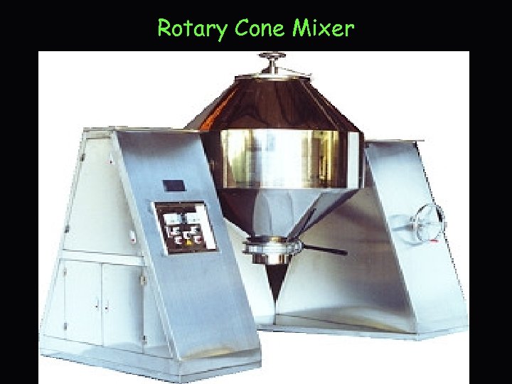 Rotary Cone Mixer 