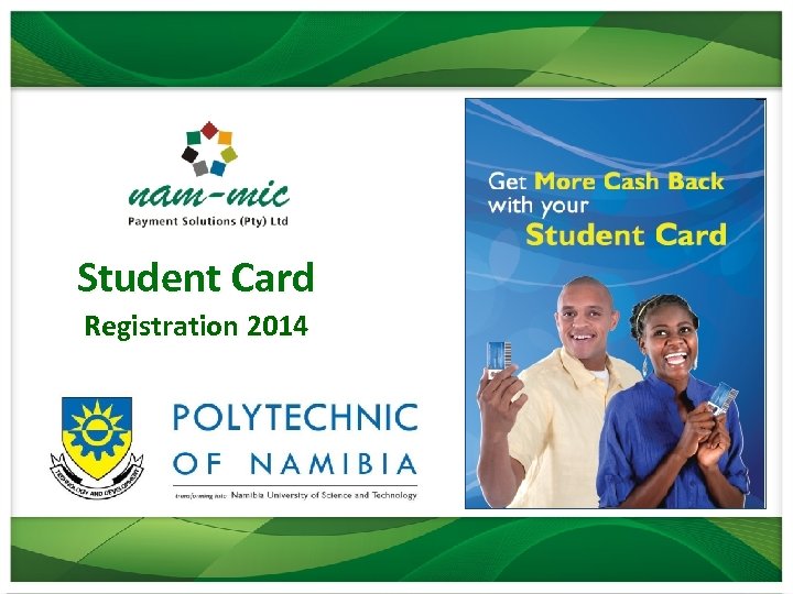 Student Card Registration 2014 