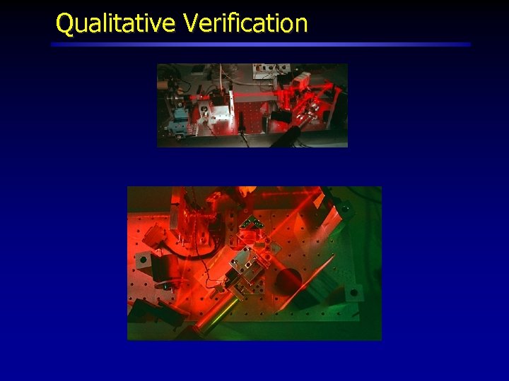 Qualitative Verification 