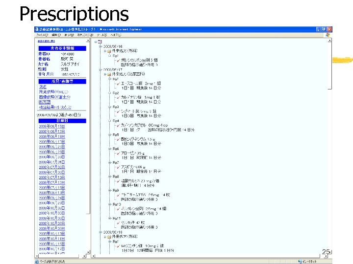 Prescriptions 25 