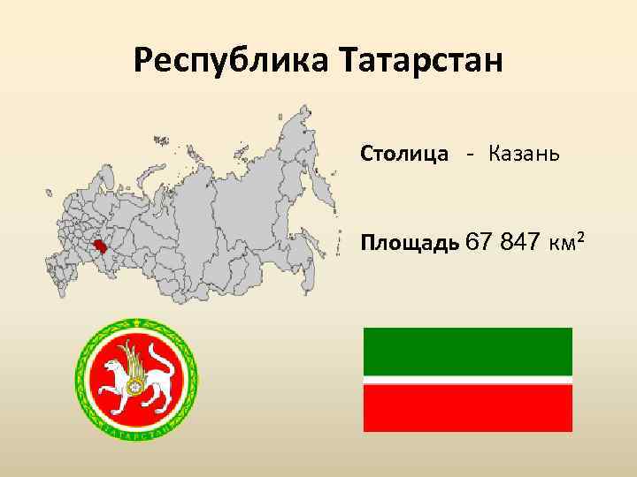 Карта россии республика татарстан