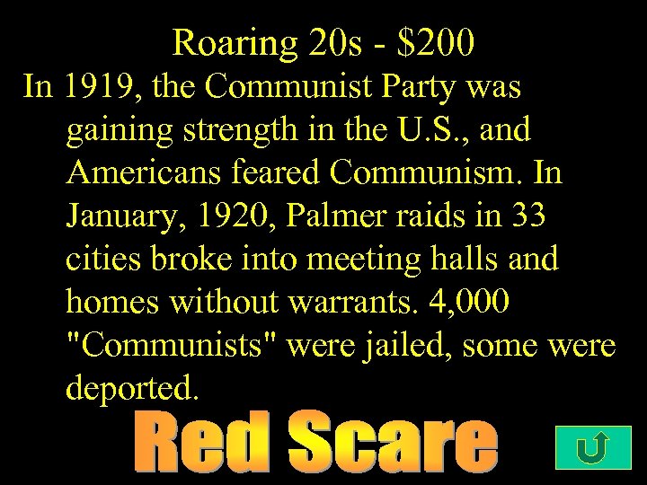 Roaring 20 s - $200 In 1919, the Communist Party was gaining strength in