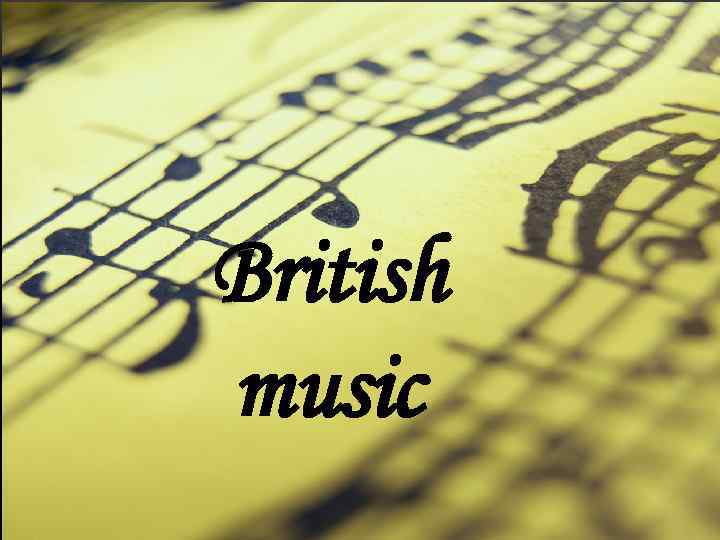 British music 