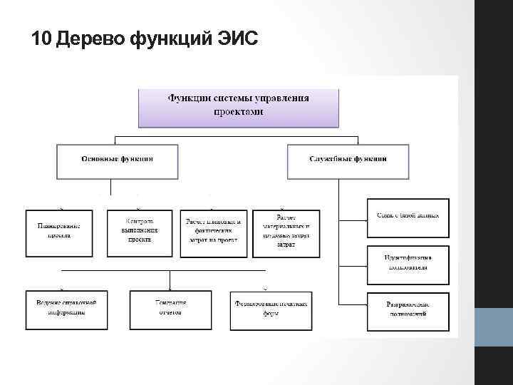 10 Дерево функций ЭИС 