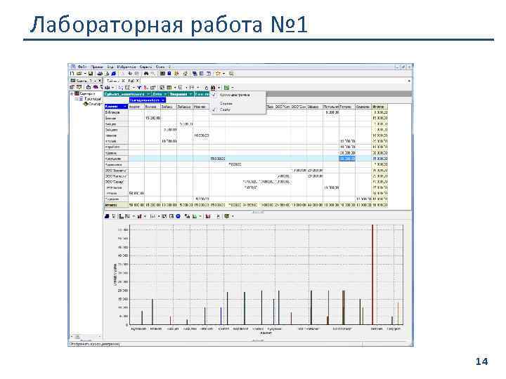 Лабораторная работа № 1 14 