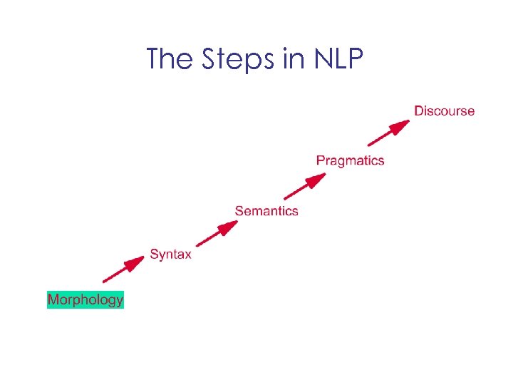 The Steps in NLP 