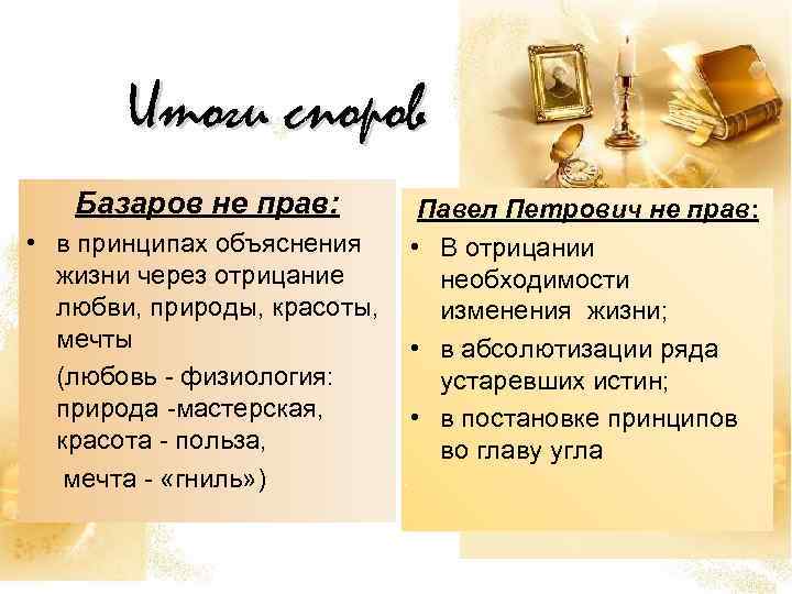 Таблица споры базарова