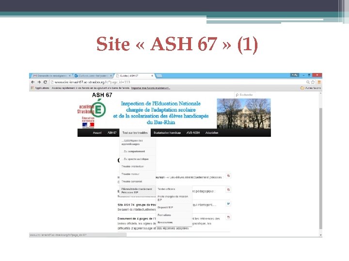 Site « ASH 67 » (1) 