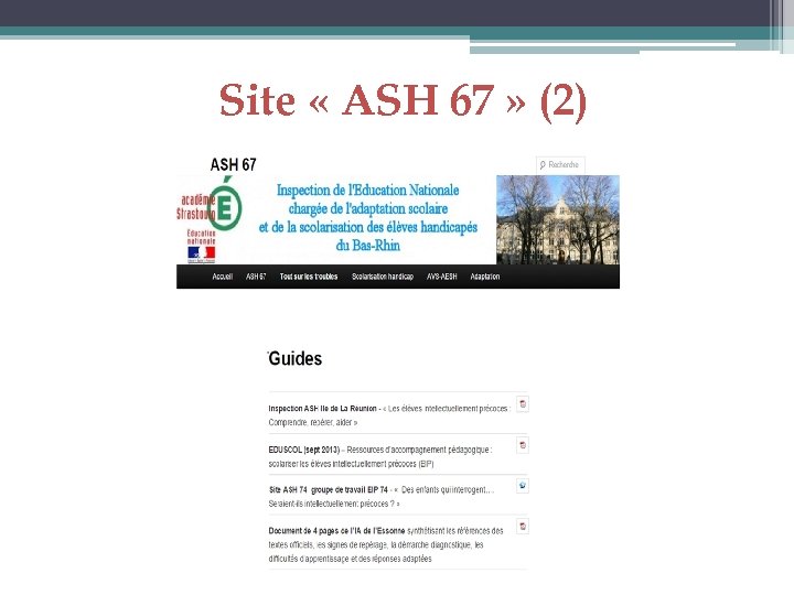 Site « ASH 67 » (2) 