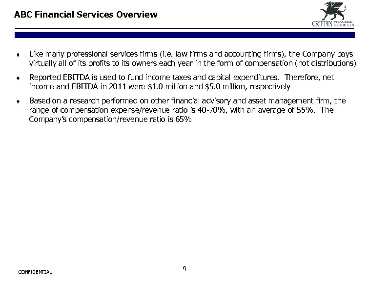 ABC Financial Services Overview ¨ Like many professional services firms (i. e. law firms