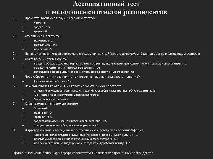 Тест юнга. Ассоциативный тест. Ассоциативные тесты по психологии с ответами.