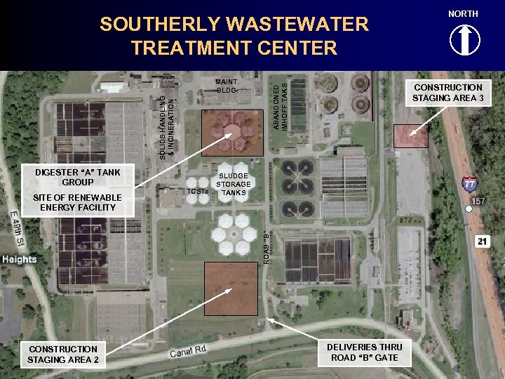 SOUTHERLY WASTEWATER TREATMENT CENTER SOLIDS HANDLING & INCINERATION DIGESTER “A” TANK GROUP TCSTs SLUDGE