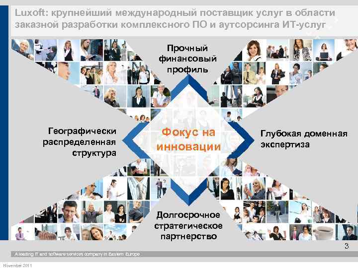 Luxoft: крупнейший международный поставщик услуг в области заказной разработки комплексного ПО и аутсорсинга ИТ-услуг