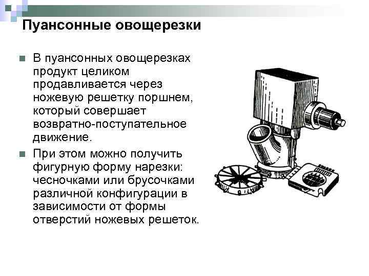 Овощерезательная машина презентация