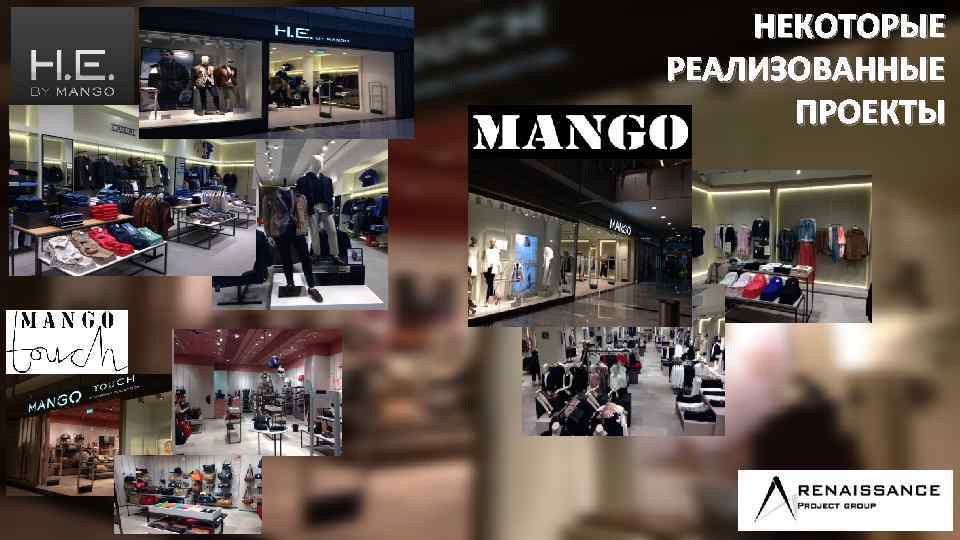 НЕКОТОРЫЕ РЕАЛИЗОВАННЫЕ ПРОЕКТЫ 