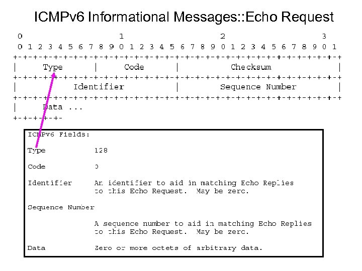 ICMPv 6 Informational Messages: : Echo Request 