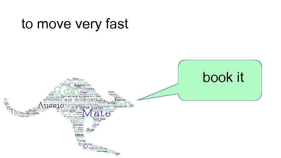 to move very fast book it 
