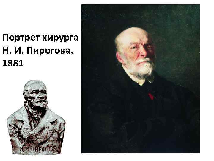 Портрет хирурга Н. И. Пирогова. 1881 
