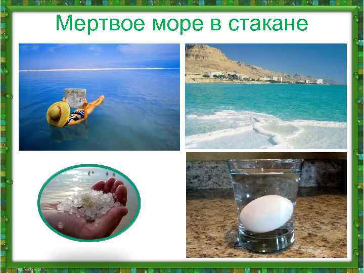 Мертвое море в стакане 