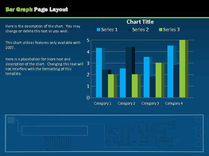 Bar Graph Page Layout Chart Title Here is the description of the chart. You