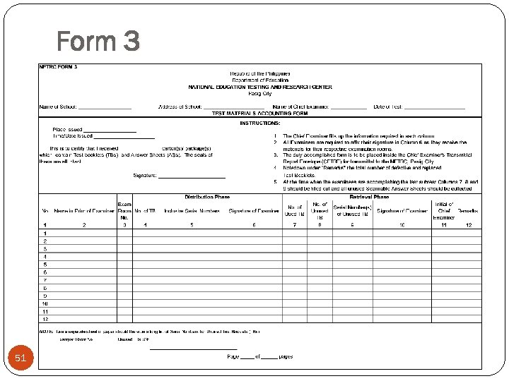 Form 3 51 