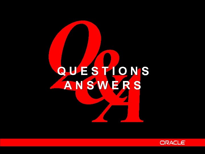 Q & A QUESTIONS ANSWERS 