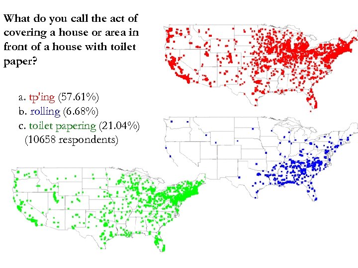 What do you call the act of covering a house or area in front