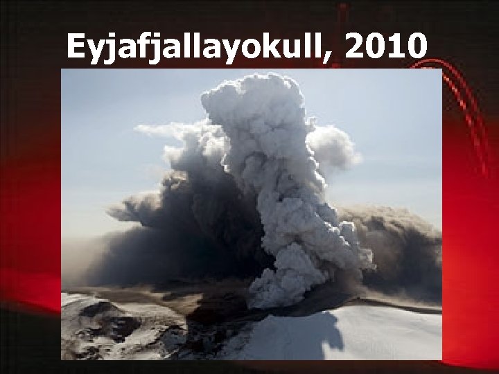 Eyjafjallayokull, 2010 