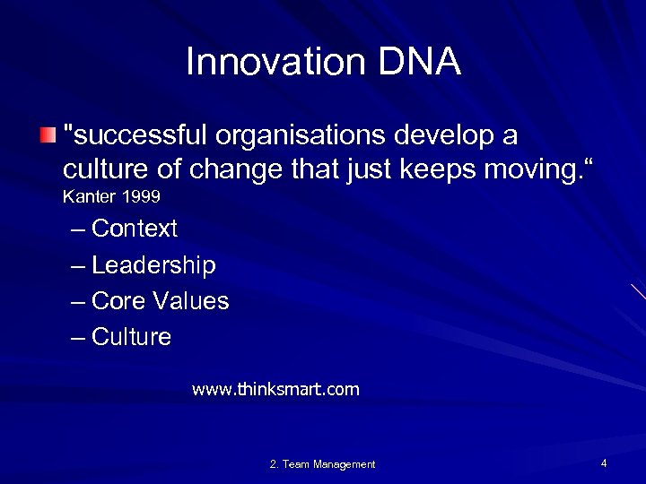 Innovation DNA 