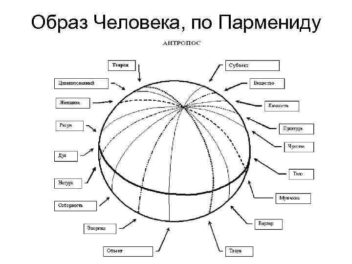 Образ Человека, по Пармениду 