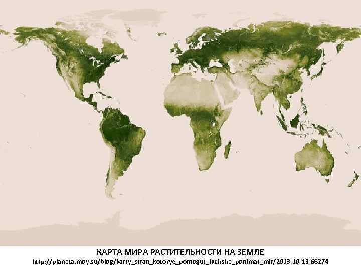 КАРТА МИРА РАСТИТЕЛЬНОСТИ НА ЗЕМЛЕ http: //planeta. moy. su/blog/karty_stran_kotorye_pomogut_luchshe_ponimat_mir/2013 -10 -13 -66274 